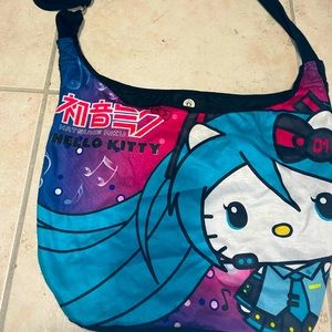 Hello Kitty x Hatsune Miku Hobo bag